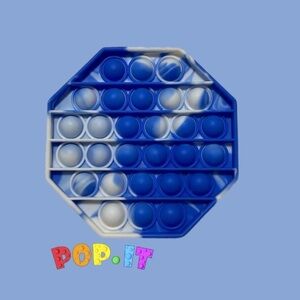 POP-IT Blue Marble Fidget Toy